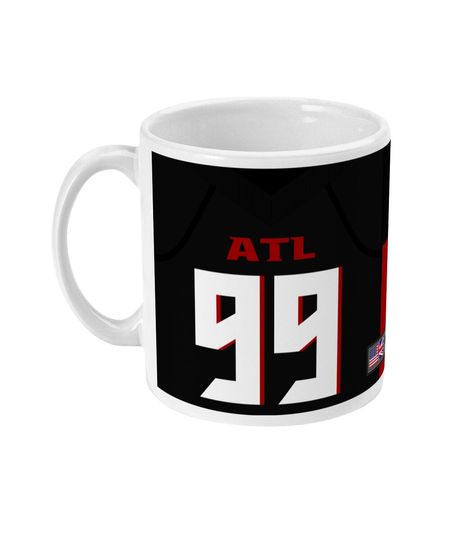 Atlanta Falcons 2022/23 Theme Personalised Jersey 11oz Mug