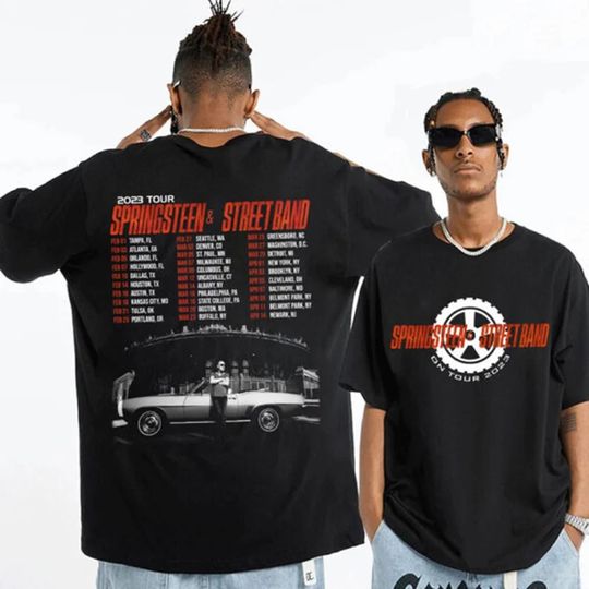 Bruce Springsteen 2023 Tour Shirt, E Street Band Tour, Springsteen Fan Shirt