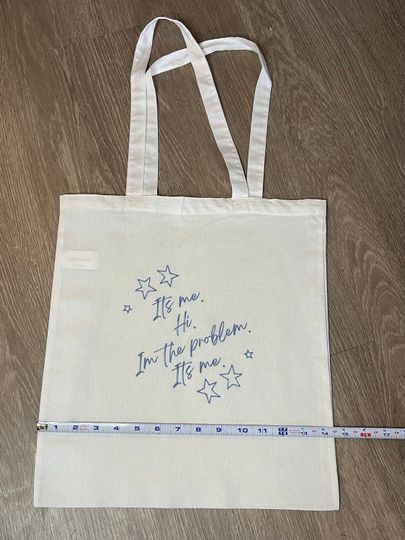 T Swiftt Anti-Hero Lyrics Canvas Tote Bag