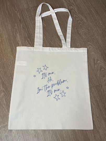 T Swiftt Anti-Hero Lyrics Canvas Tote Bag