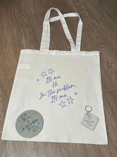 T Swiftt Anti-Hero Lyrics Canvas Tote Bag