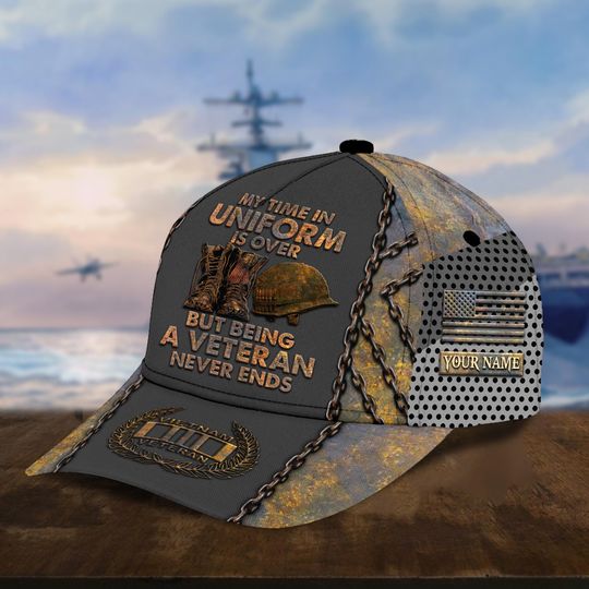 Vietnam Veteran Hats For Men Personalized Veteran Baseball Caps