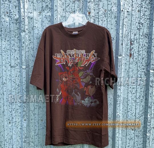 Vintage Evangelion Shirt, Anime Shirt