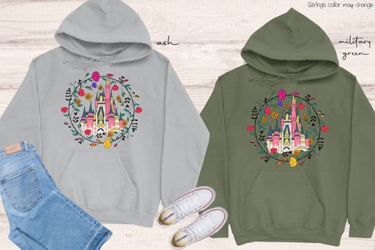 Cinderellas Royal Rose Garden Castle, Disney Trip Sweatshirt, Theme Park Sweatshirt