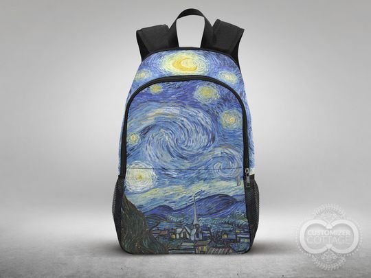 Starry Night painting Backpack