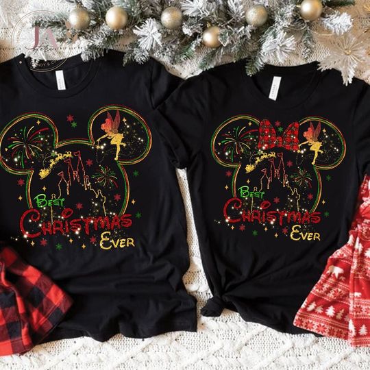 Disney Best Christmas Ever Shirt | Disney Family  Custom Shirt
