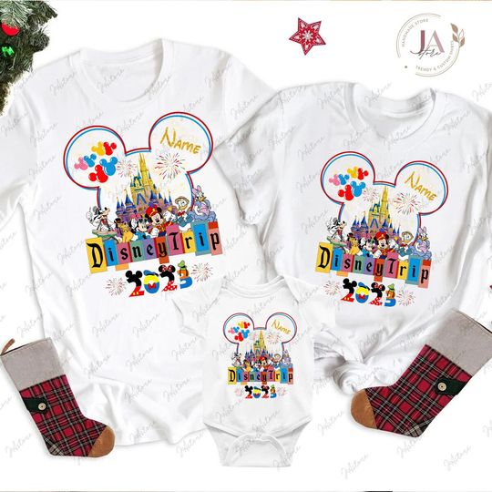 Personalized Disney Trip 2023 Shirt|Disney Family shirts