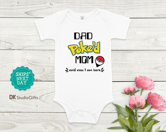 Dad Poked Mom Baby Onesie, PKM Inspired Baby onesie