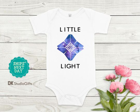 Destiny Colorful Little Light Inspired Baby Onesie