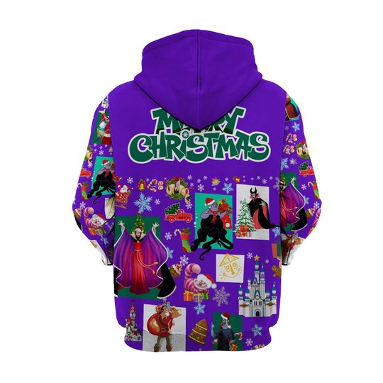 Ursula Violet Christmas | Disney 3DHoodie