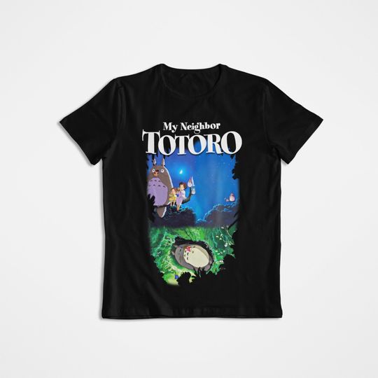 Vintage Graphic T-Shirt, Graphic Tee ~ My Neighbour Totoro, Anime