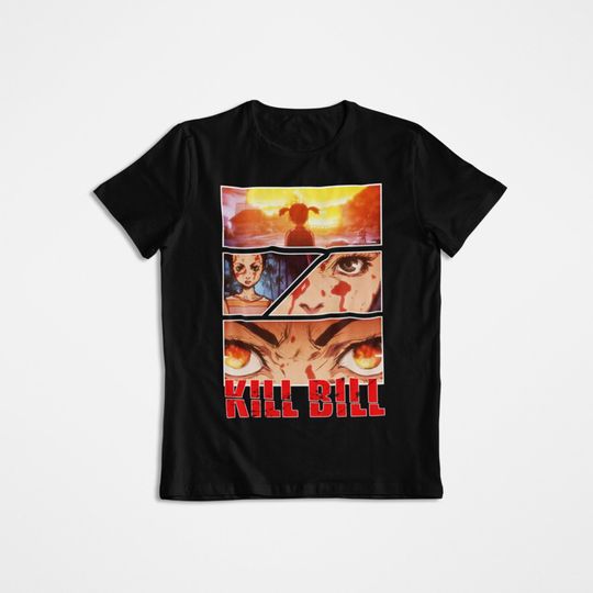 Vintage Graphic T-Shirt, Graphic Tee ~ Kill Bill, Anime