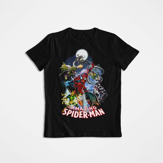 Vintage Graphic T-Shirt, Graphic Tee ~ The Amazing Spider-Man, Marvel, Comic