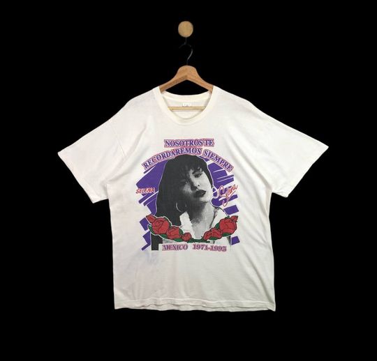True Vintage 90s Selena Quintanilla Chronology Tee Shirt