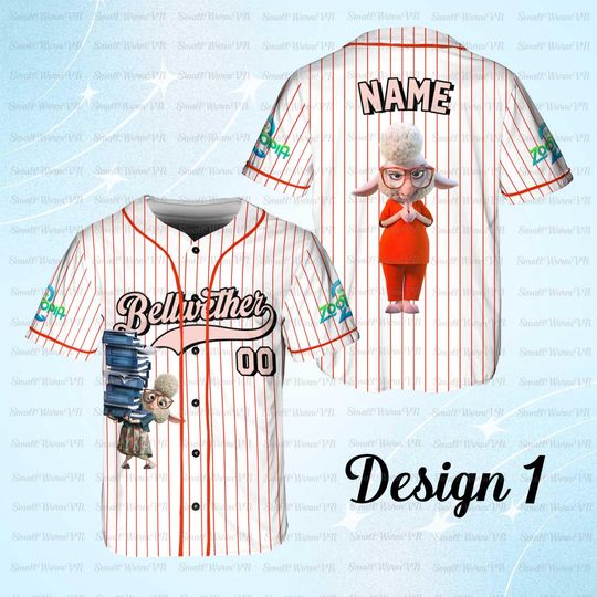 Personalized Dawn Bellwether Baseball Jersey, Zootopia Dawn Bellwether Shirt, Disney Custom Bellwether Shirt, Disneyland Family Jersey Shirt