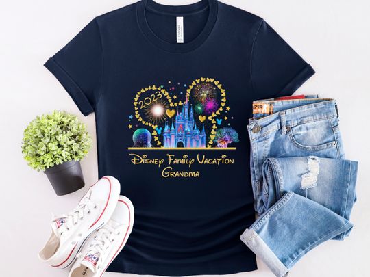 Disney Family Vacation 2023, Custom Disney Family Trip 2023 T-Shirt