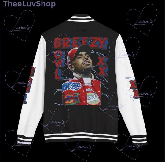 Retro Baseball Jacket: Breezy Bowl XX - Unisex Varsity Coat