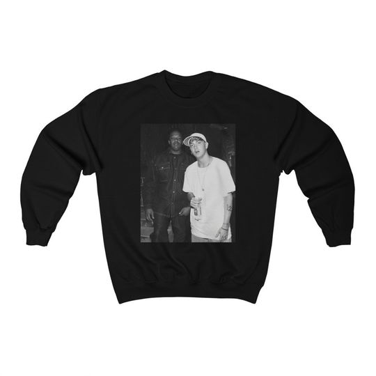 Dr.Dre & Eminem Sweatshirt | 90's Hip Hop Clothing | Rapper Sweatshirt