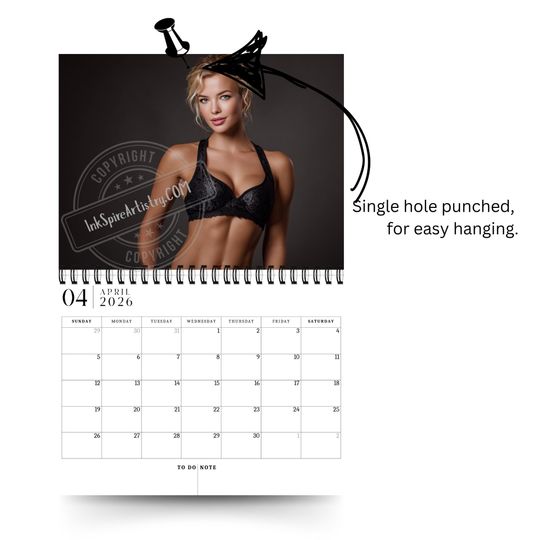 2026 Wall Calendar - Man Cave Decor, Office, or Gifting