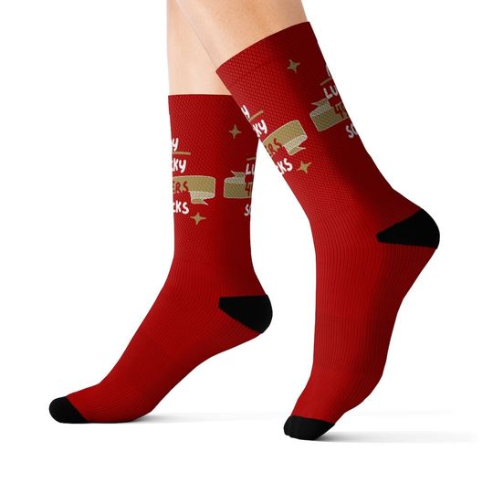 My Lucky San Francisco 49ers Socks in Team Colors