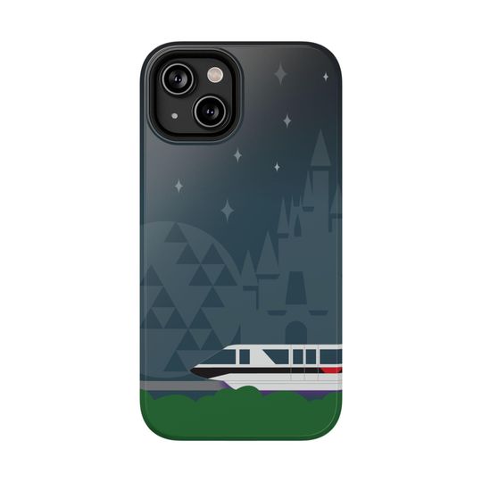 Disney-inspired Monorail Black Phone Case  Magic Kingdom & EPCOT Design