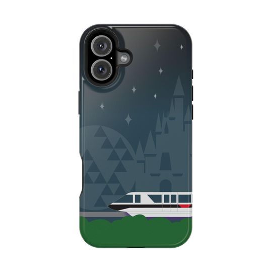Disney-inspired Monorail Black Phone Case  Magic Kingdom & EPCOT Design
