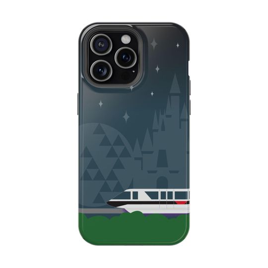 Disney-inspired Monorail Black Phone Case  Magic Kingdom & EPCOT Design