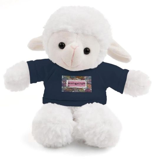 A multi-item listing with neurodiverse stuffed animals with tee