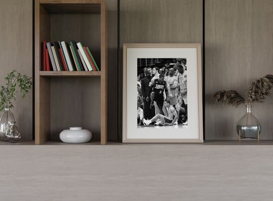 Allen Iverson Stepping Over Lue Poster