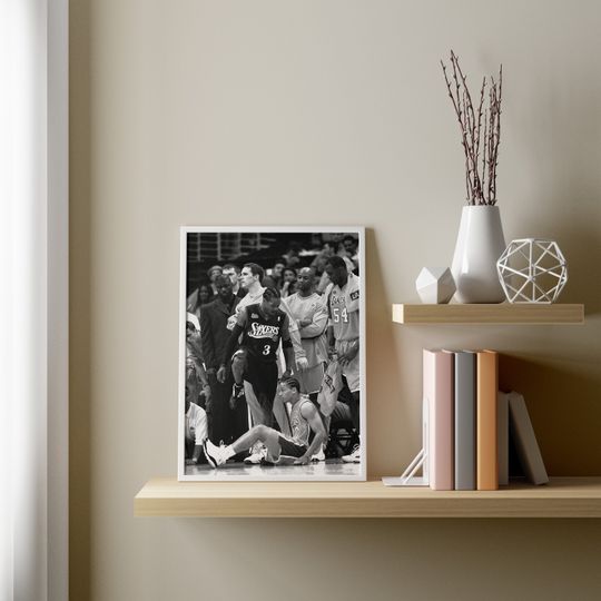 Allen Iverson Stepping Over Lue Poster