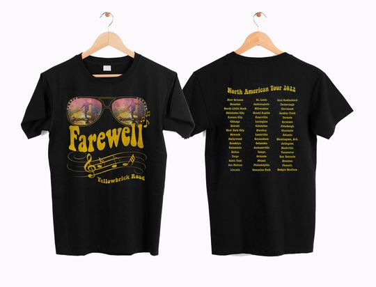 Elton John Farewell  Yellow Brick Road  Tour 2022 T-Shirt