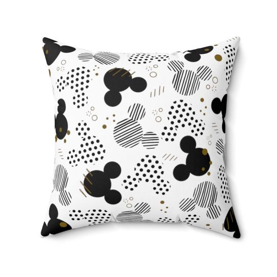Mickey Ears Throw Pillow, Disney Pillow, Mickey Cushion, Disney Cushion