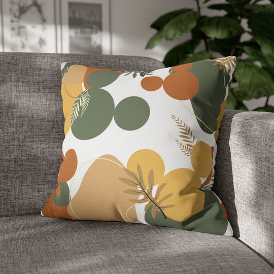 Boho Sage Pillow, Hidden Mickey Throw Pillow, Geometric, Modern Chic
