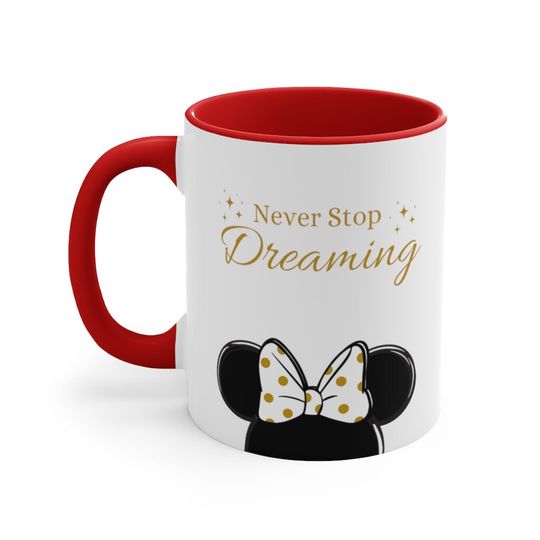 Minnie Mouse Mug, Disney Inspired Mug, Magic Kingdom Mug, Disney Gift, Disney Coffee Mug, Disney Tea Mug
