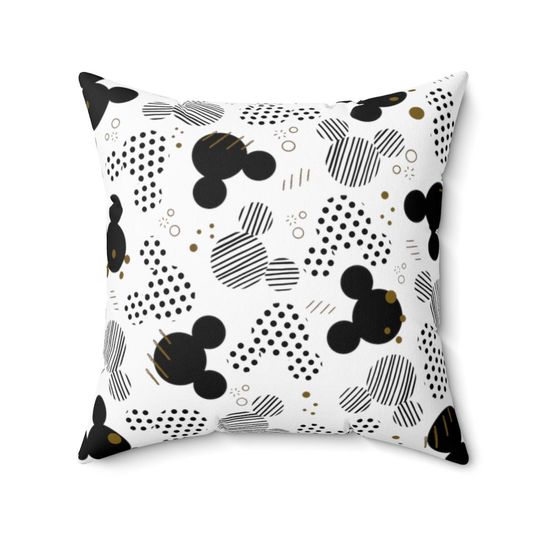 Mickey Ears Throw Pillow, Disney Pillow, Mickey Cushion, Disney Cushion