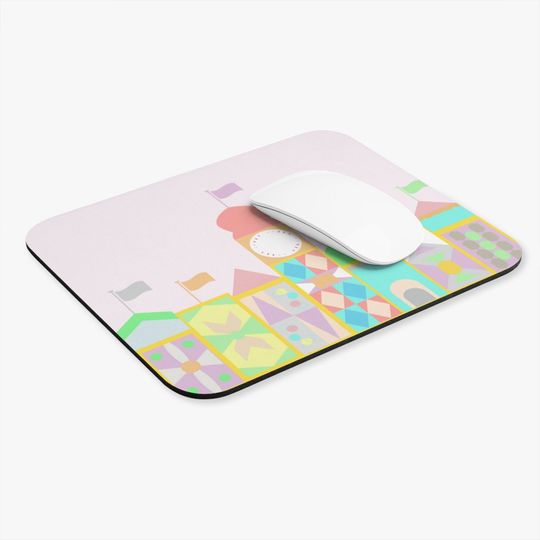 It's a Small World Mouse Pad, Mickey Mouse, Disney Office Decor