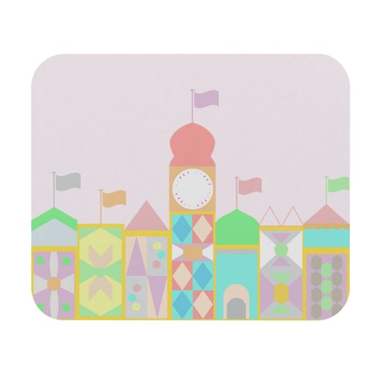 It's a Small World Mouse Pad, Mickey Mouse, Disney Office Decor