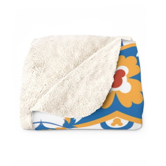 Disney Mosaic Pattern Blanket, Disney Sherpa Fleece Blanket