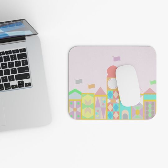 It's a Small World Mouse Pad, Mickey Mouse, Disney Office Decor