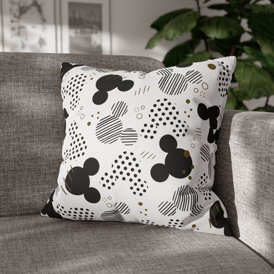 Mickey Ears Throw Pillow, Disney Pillow, Mickey Cushion, Disney Cushion