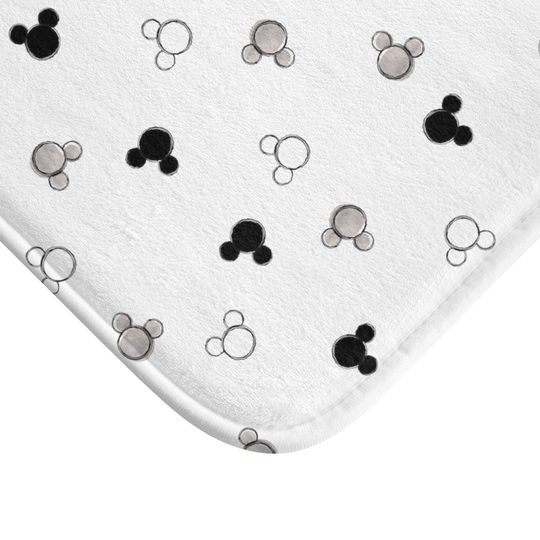Mickey Mouse Disney Bath Mat, Disney Bathroom Decor