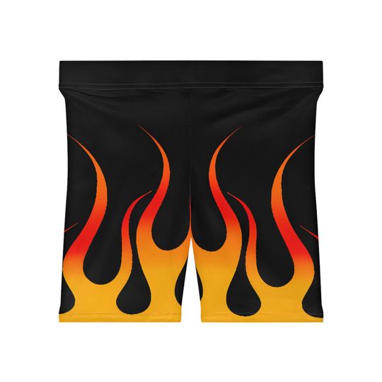 Hot Rod Flames Women's Biker Shorts