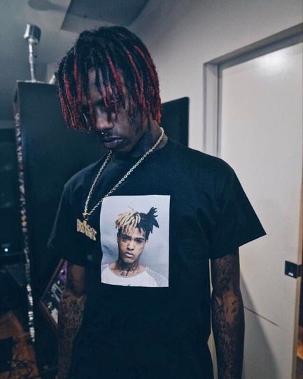 xxxtentacion photo black vintage shirt,rapper tee
