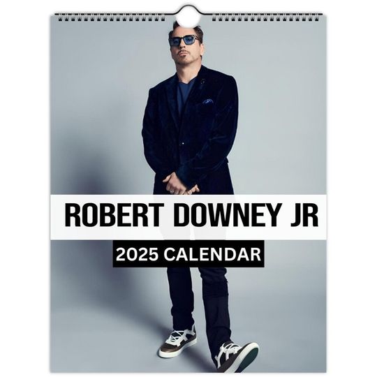 Robert Downey JR Wall Calendars 2025 Vol 2