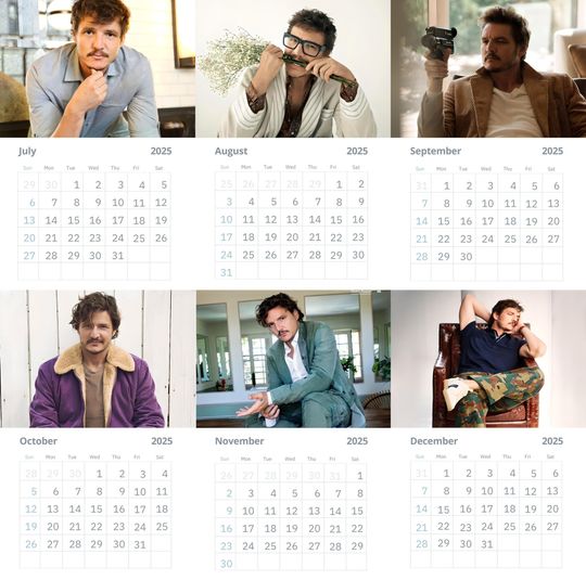 Pedro Pascal Wall Calendars Vol 1