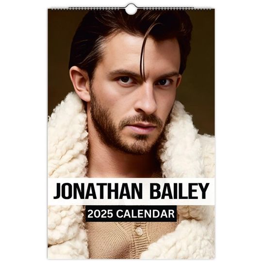 Jonathan Bailey Wall Calendar 2025