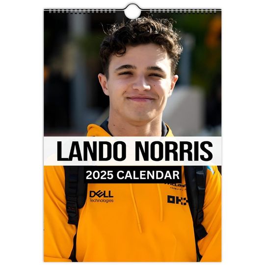 Lando Norris Wall Calendars 2025