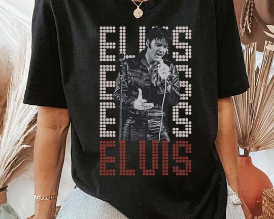 Popfunk Classic Elvis Presley Shirt Elvis Presley T-Shirt
