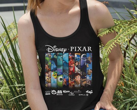 Pixar Mashup Characters Shirt Disney and Pixar T-Shirt
