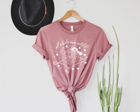 A Whole New World Aladdin Jasmine Disney Vacation Shirt